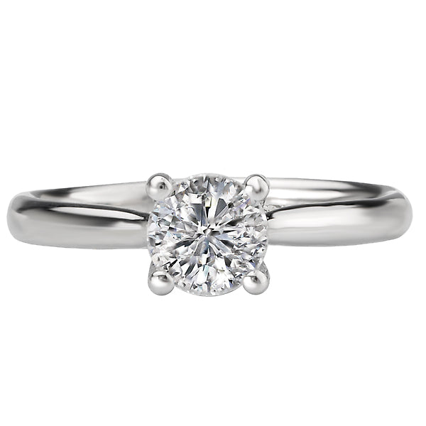 Round Lab Grown Diamond Solitaire Semi-Mount Diamond Ring