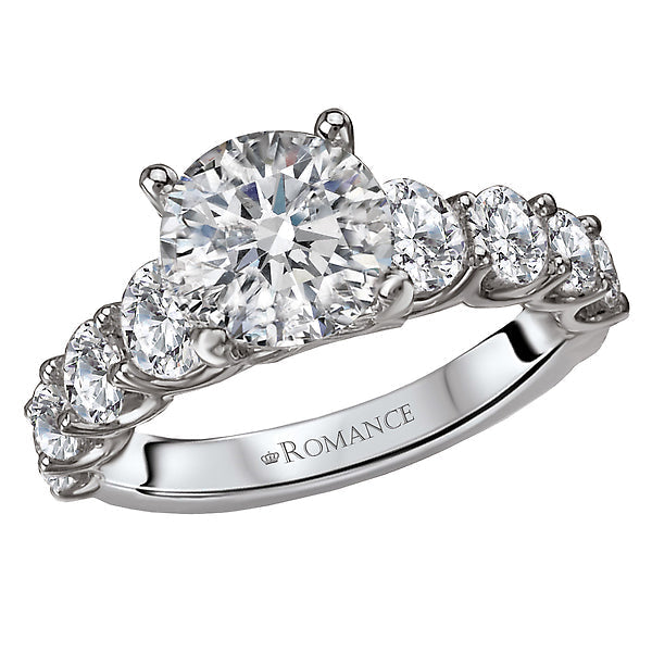 Round Classic Semi-Mount Diamond Ring