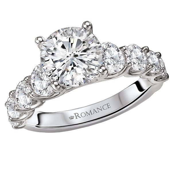 Round Classic Semi-Mount Lab Grown Diamond Ring