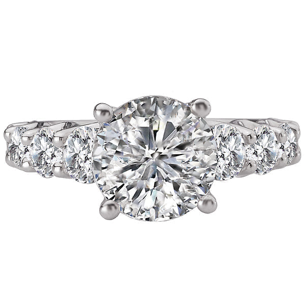 Round Classic Semi-Mount Lab Grown Diamond Ring