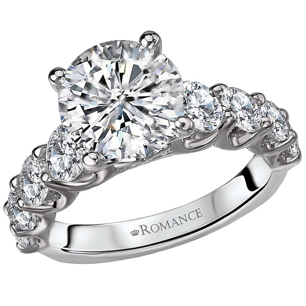Round Classic Semi-Mount Lab Grown Diamond Ring