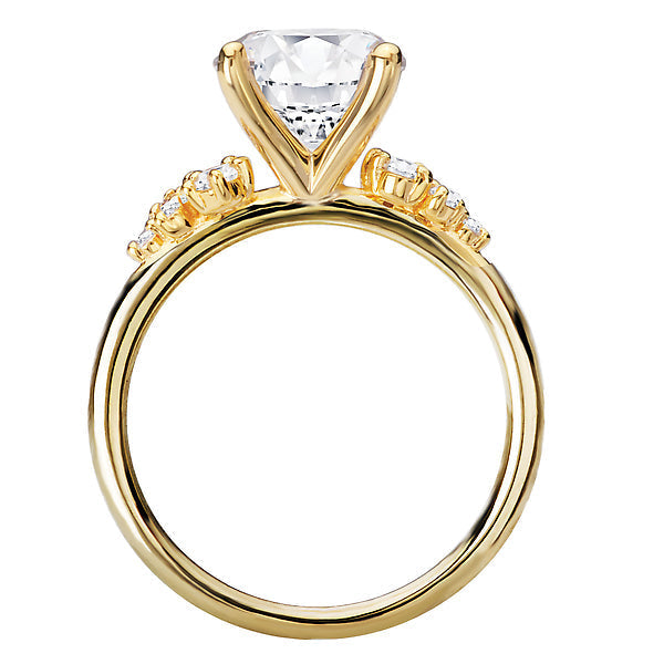 Round Semi-Mount Lab Grown Diamond Engagement Ring