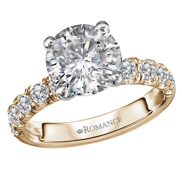 Round Semi-Mount Lab Grown Diamond Engagement Ring