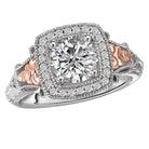 halo semi-mount diamond ring 115003-100tra