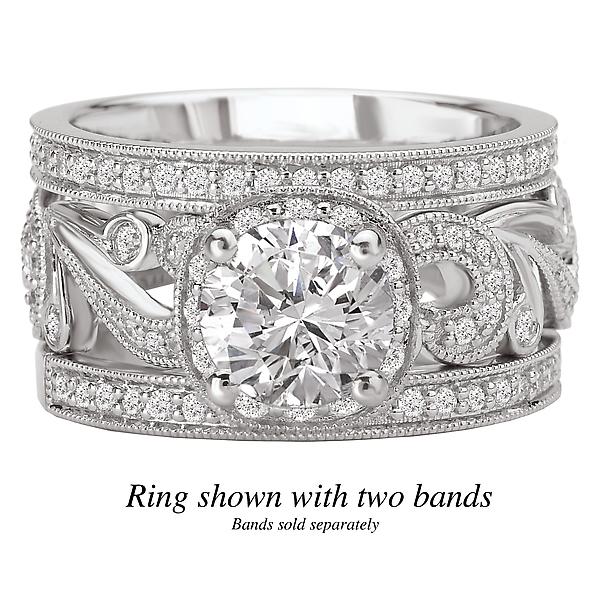 halo semi-mount diamond ring 115022-100