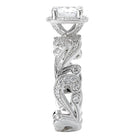 halo semi-mount diamond ring 115022-100a