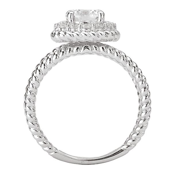 halo semi-mount diamond ring 115024-100