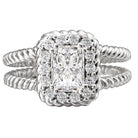 halo semi-mount diamond ring 115026-100