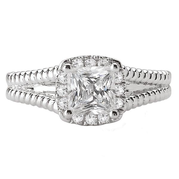 halo semi-mount diamond ring 115029-100