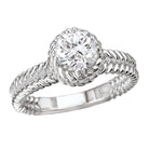 halo semi-mount diamond ring 115033-100