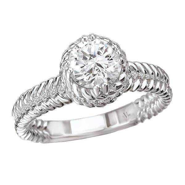 halo semi-mount diamond ring 115033-100