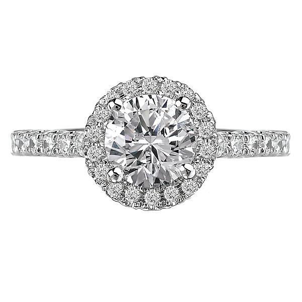 halo semi-mount diamond ring 115035-100a