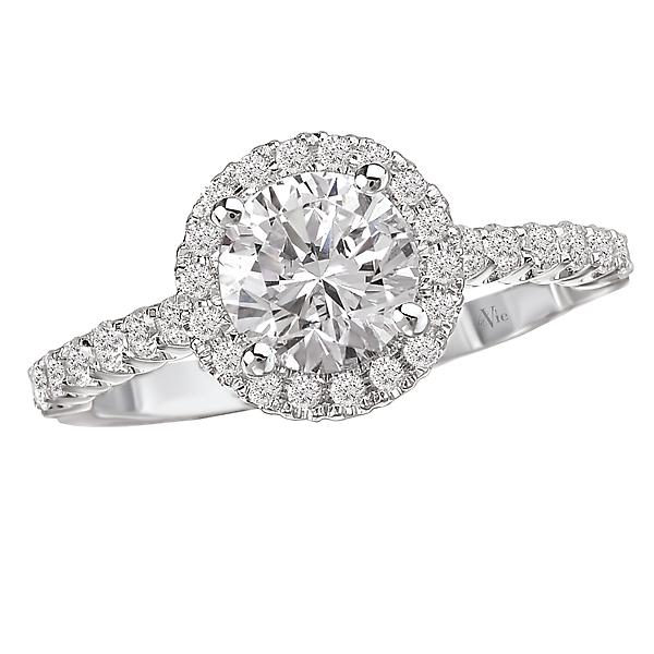 halo semi-mount diamond ring 115035-100a