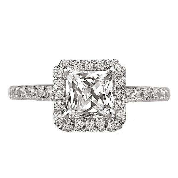 halo semi-mount diamond ring 115036-100