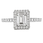 halo semi-mount diamond ring 115037-050