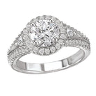 halo semi-mount diamond ring 115039-100