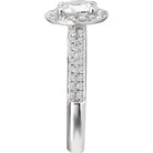 halo semi-mount diamond ring 115042-100