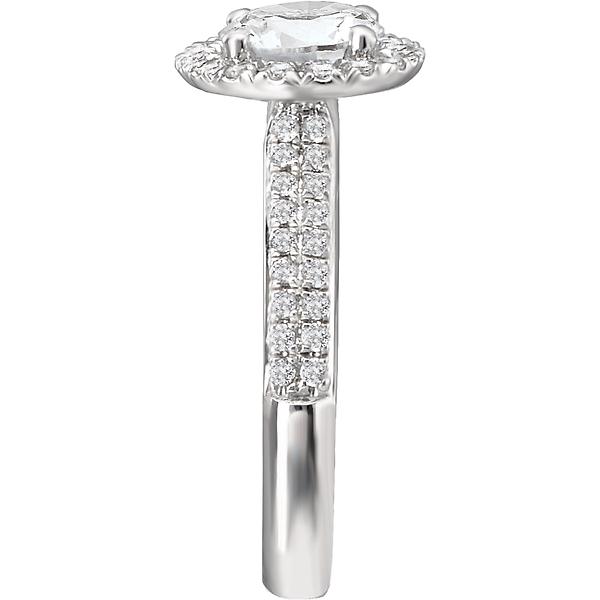 halo semi-mount diamond ring 115042-100