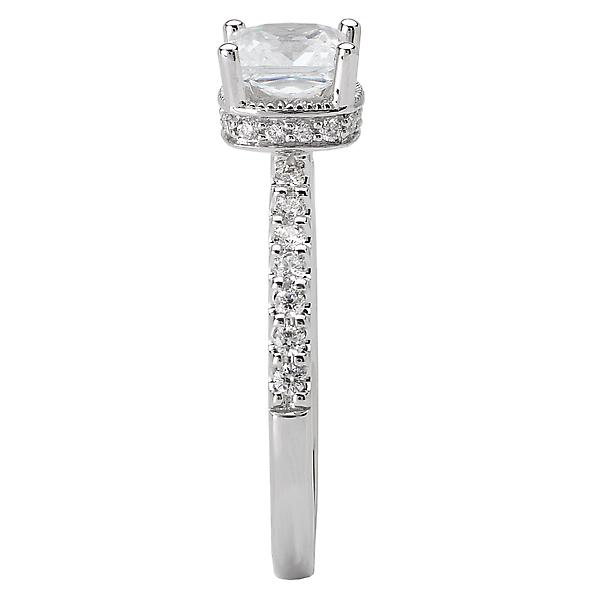 halo semi-mount diamond ring 115045-100a