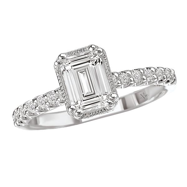 classic semi-mount diamond ring 115046-100
