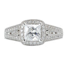 split shank semi-mount diamond ring 115047-100a