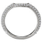 curved wedding band 115048-100w