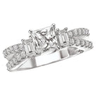 split shank semi-mount diamond ring 115052-s
