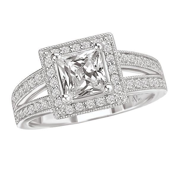halo semi-mount diamond ring 115062-100