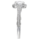 halo semi-mount diamond ring 115071-100