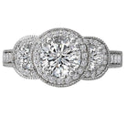 halo semi-mount diamond ring 115088-100