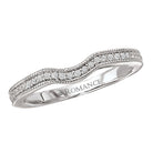 curved wedding band