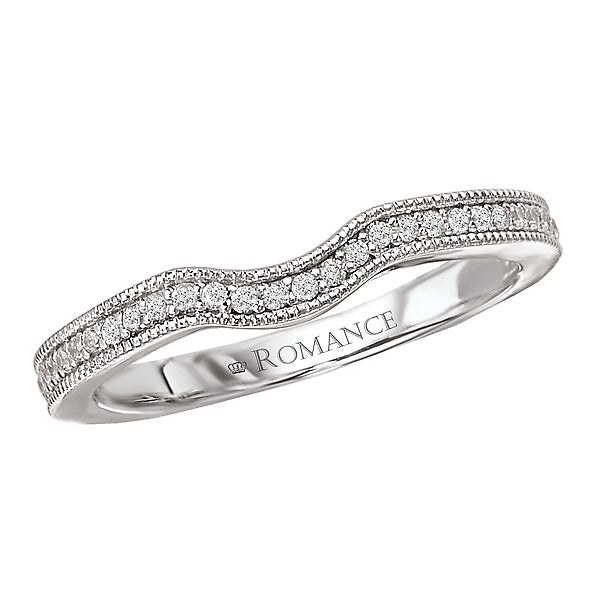 curved wedding band