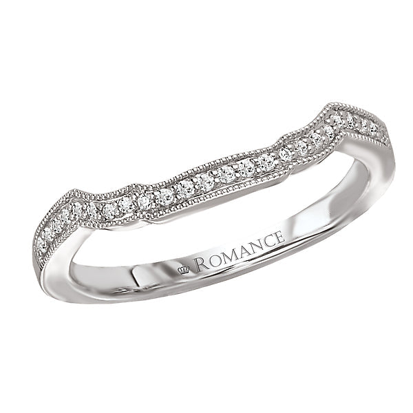 curved wedding band