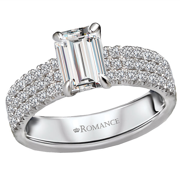 classic semi-mount diamond ring