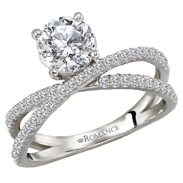 diamond semi-mount engagement ring