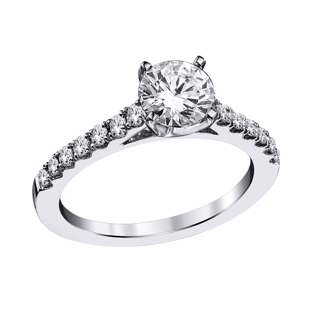 14KT 1.25CTW Lab Grown Diamond Engagement Ring