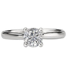 Round  Lab Grown Diamond  Solitaire Semi-Mount Diamond Ring