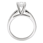 Princess Peg Head Semi-Mount Lab Grown Diamond Ring
