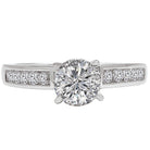 Round  Lab Grown Diamond  Classic Semi-Mount Diamond Ring