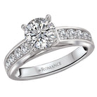 Round  Lab Grown Diamond  Classic Semi-Mount Diamond Ring