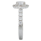 Round  Lab Grown Diamond  Halo Semi-Mount Diamond Ring