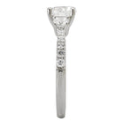 Round  Lab Grown Diamond  3 Stone Semi-Mount Diamond Ring