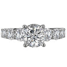 Round Classic Semi-Mount Diamond Ring