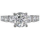 Round Classic Semi-Mount Lab Grown Diamond Ring