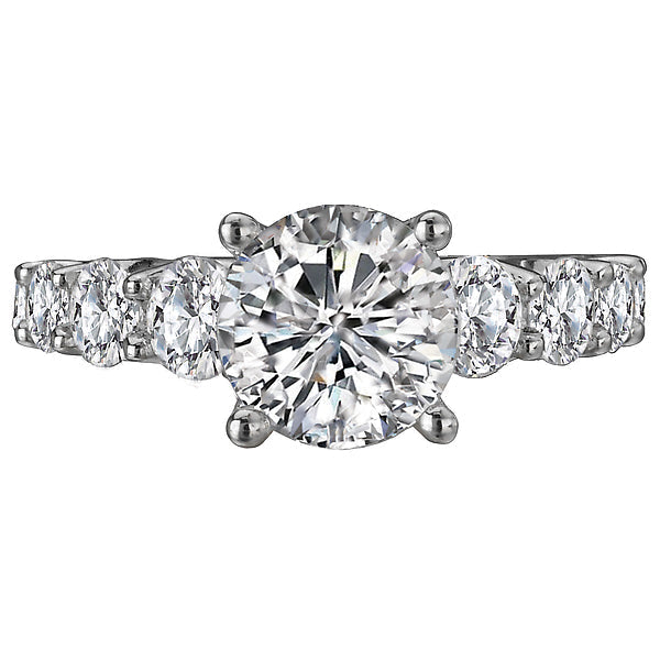 Round Classic Semi-Mount Lab Grown Diamond Ring