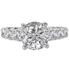 Round Classic Semi-Mount Lab Grown Diamond Ring