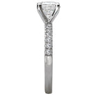 Round  Lab Grown Diamond  Diamond Semi-mount Engagement Ring