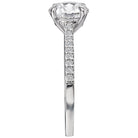 Round  Lab Grown Diamond  Peg Head Semi-Mount Diamond Ring