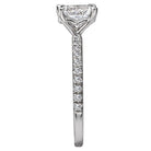Oval  Lab Grown Diamond  Peg Head Semi-Mount Diamond Ring