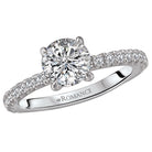 Round  Lab Grown Diamond  Classic Semi-Mount Diamond Ring